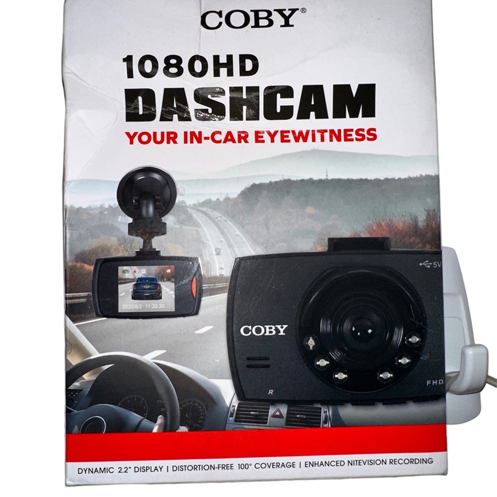 Brand New Coby Dash Cam